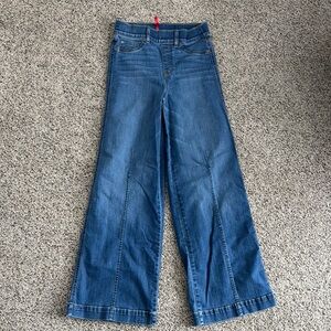 SPANX Small high waisted Wide Leg Jeans